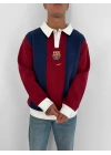 FCB Polo Yaka Unisex Sweatshirt
