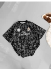 Fly Emirates Unisex Oversize T-Shirt  Siyah