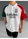 İtaly Baskı Polo Yaka T-Shirt