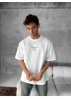 Lavie Unisex Oversize Tshirt Beyaz
