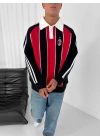 MLN Polo Yaka Unisex Sweatshirt