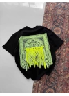 Monarch Unisex Oversize T-Shirt Siyah