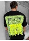 Monarch Unisex Oversize T-Shirt Siyah