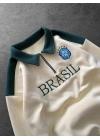 Nakış Brasil Oversize Sweatshirt