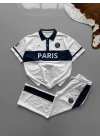 Paris Oversize Unisex Eşofman Takımı Beyaz