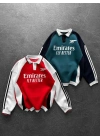 Polo Yaka Emirates Unisex Sweatshirt Kırmızı