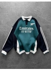 Polo Yaka Emirates Unisex Sweatshirt Yeşil