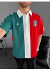 Renkli ITL Polo Yaka Tshirt