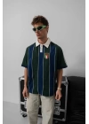 Şerit İtaly Unisex Polo Yaka Tshirt