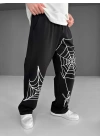 Spider Baskı Unisex Baggy Eşofman