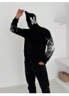 Spider Unisex Oversize Hırka Siyah