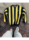 Taraftar Şardonlu Unisex Sweatshirt Lacivert