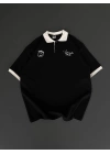 Travis Scott Polo Yaka Tshirt Siyah