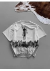 WILD TRAP Unisex Oversize Tshirt Beyaz