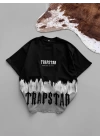 WILD TRAP Unisex Oversize Tshirt Siyah