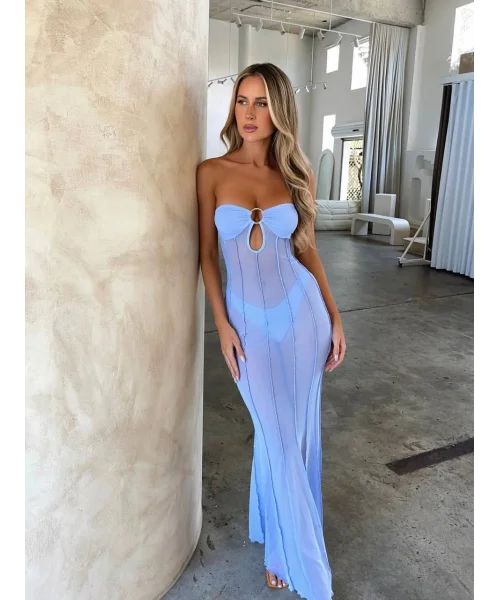 Stormi Pareo Elbise /Blue