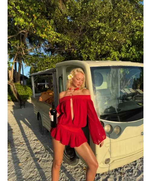 Aura Tulum Kırmızı