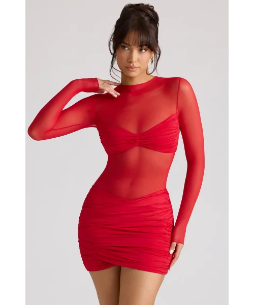 Annabelle Elbise Kırmızı