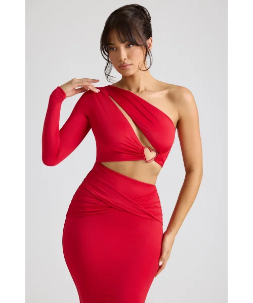 Lunaria Elbise Kırmızı