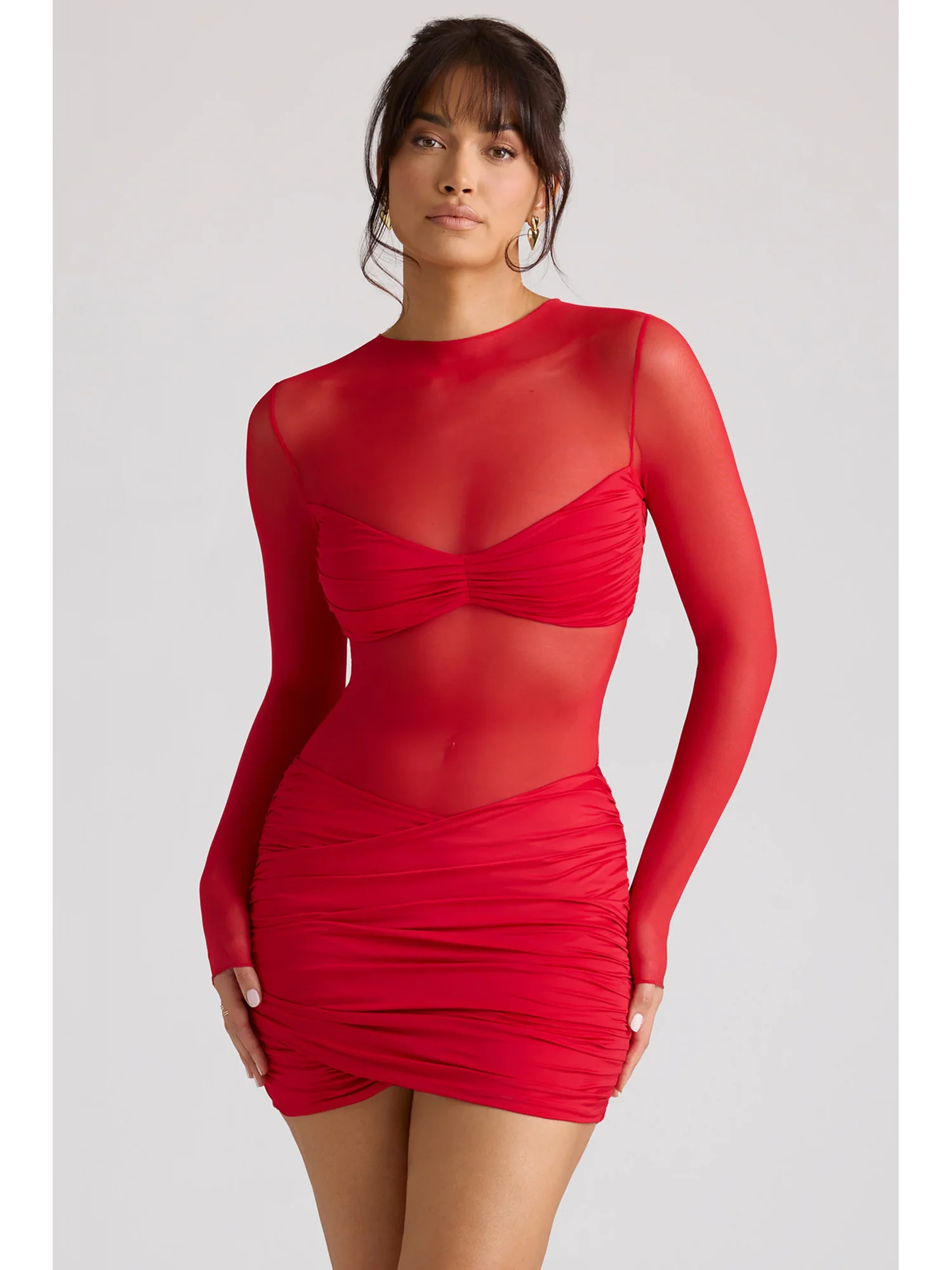 Annabelle Elbise Kırmızı