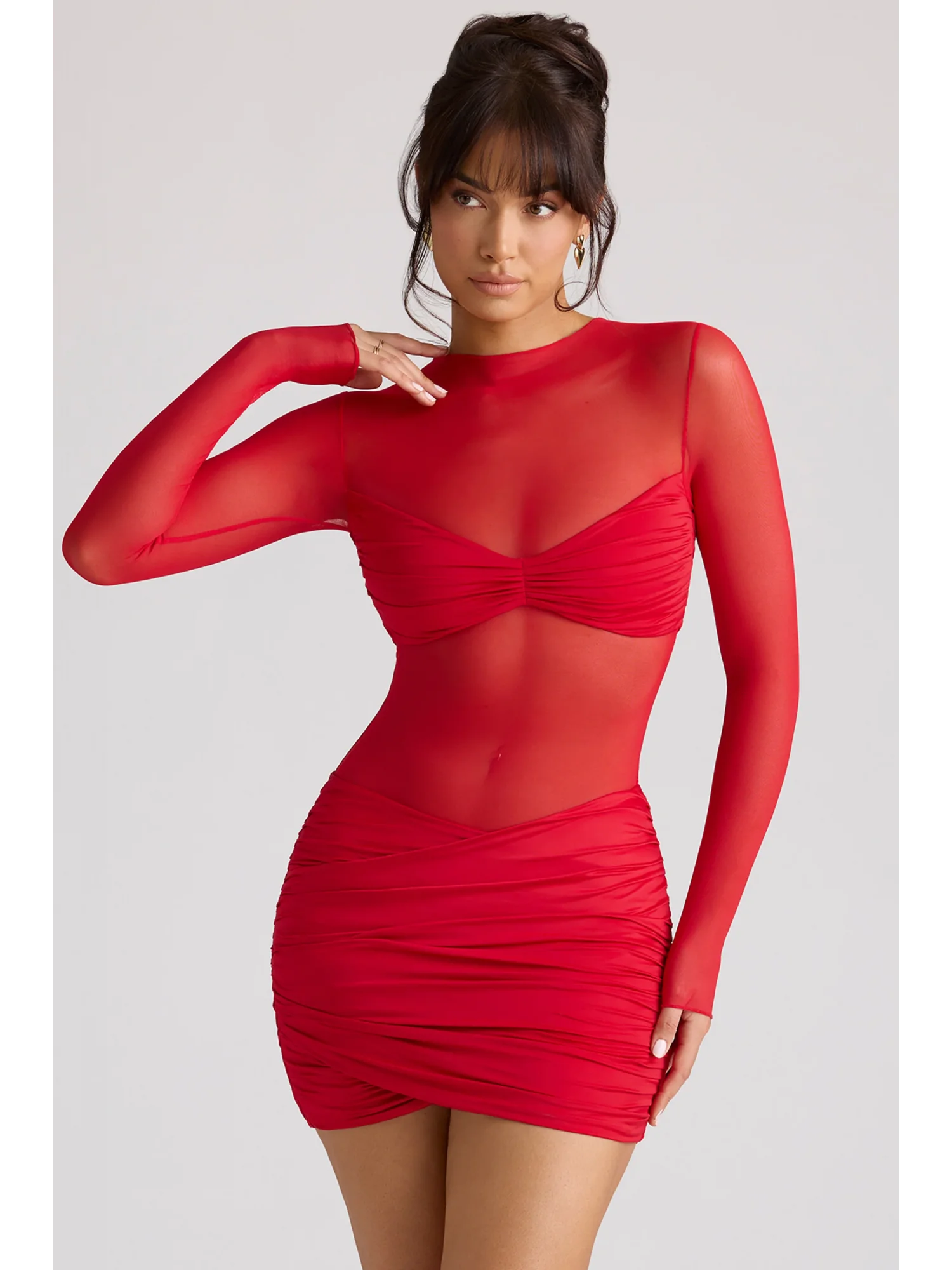 Annabelle Elbise Kırmızı