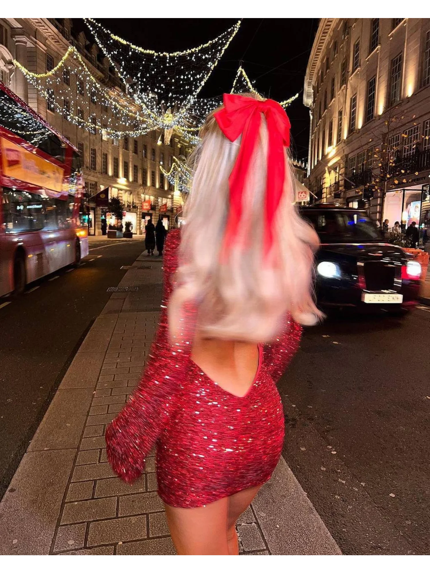 Krystelle Elbise Kırmızı