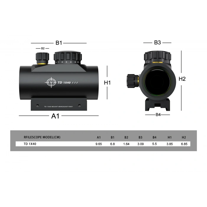 SWAMPDEER TD 1X40 RED DOT