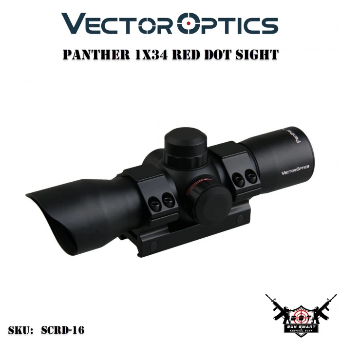 Vector Optics Panther 1x34 Yeşil Kırmızı Nokta Dürbünü