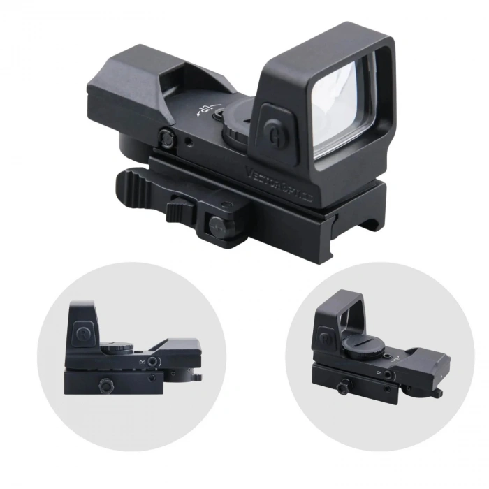 Vector Optics Sable 1x25x34 4 Nişangahlı Kırmızı-Yeşil REDDOT