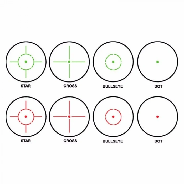 Vector Optics Sable 1x25x34 4 Nişangahlı Kırmızı-Yeşil REDDOT