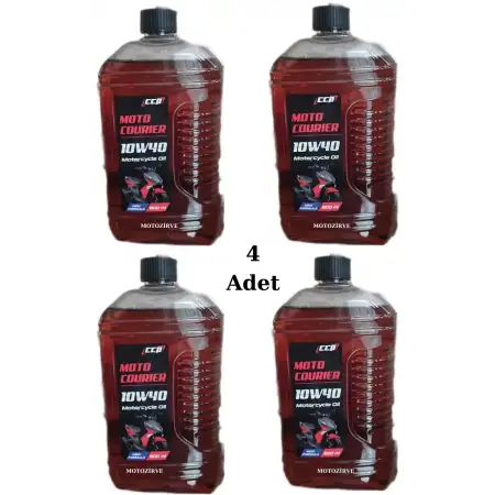 CCP Moto Courier 10w40 Motor Yağı 800 Ml (4 Adet)