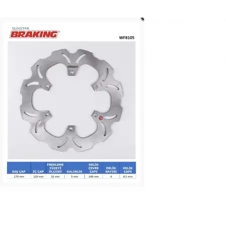 Yamaha X-CITY 250  Dalgalı Ön Fren Diski , xcity