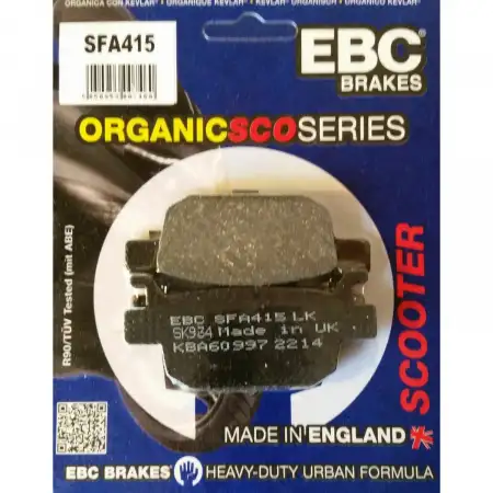 Honda Forza 250 18-21 Arka Fren Balatası, Ebc SFA415