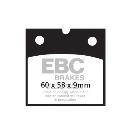 EBC FA077 Ön fren Balatası (BMW R80 / R850 / R100GS 84-96)