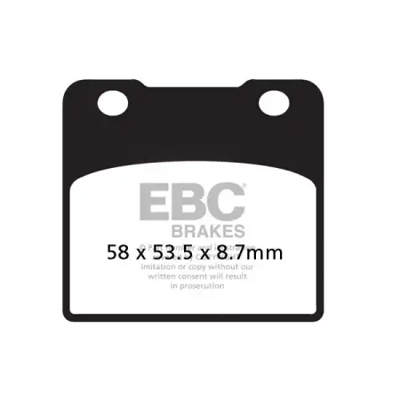 EBC FA103 Ön Fren Balatası (Suzuki GSX-R 250 / 400/ 750/ 1100 87-94)