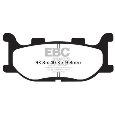 EBC FA199 Organik Ön Fren Balatası (Yamaha Majesty 400 05-13/ TMAX500 04-07)