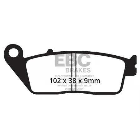 EBC SFAC142 Carbon Ön Fren Balatası BMW C600/C650GT, Kawasaki J300, Kymco Xciting 250