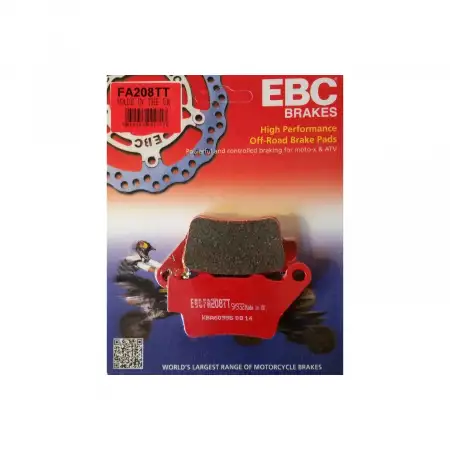 Yamaha TT 600 E Arka Karbon Fren Balatası Ebc FA208TT