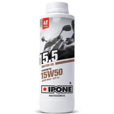 Ipone 15.5 15w50 4t Sentetik Motosiklet Motor Yağı 1 Litre