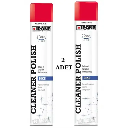 Ipone Cleaner Polish 750 ml Susuz Yıkama Temizleme ve Cila Spreyi (2 Adet)