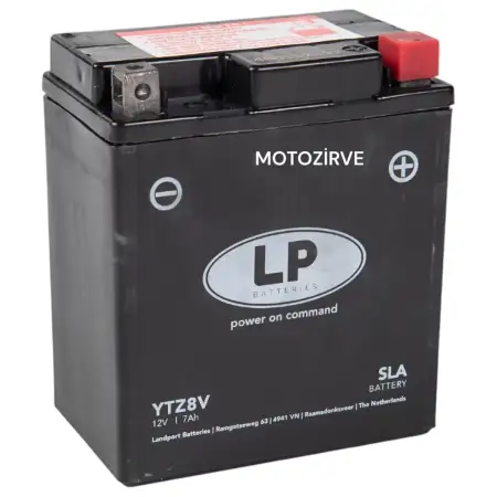 LP (LandPort) YTZ8V-SLA 7 Amper akü, Bakım Gerektirmez