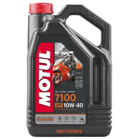 Motul 7100 10W-40 4T Tam Sentetik Motor Yağı 4 Litre
