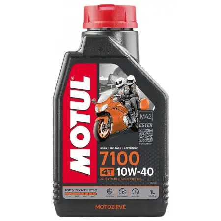 Motul 7100 10W-40 4T Tam Sentetik Motosiklet Motor Yağı 1 Litre