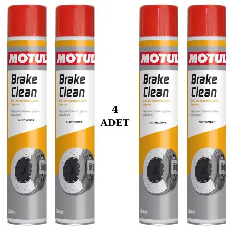 Motul Brake Clean Fren Balata Temizleme Spreyi 750 Ml (4 Adet)