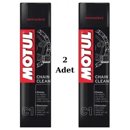 Motul C1 Zincir Temizleme Spreyi 400 ml (2 Adet)