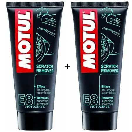 Motul E8 Çizik Kapatıcı Krem 2 Adet 100 ml / Scratch Remover