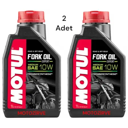 Motul Fork Oil Expert Medium 10W Amortisör Yağı 1 Litre (2 Adet)