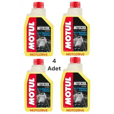 Motul Motocool Expert Antifriz Soğutma ve Sıvısı -37c 1 Litre (4 Adet)