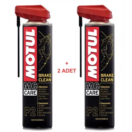 Motul P2 Break Clean Balata Temizleme Spreyi 400 ml * 2 Adet