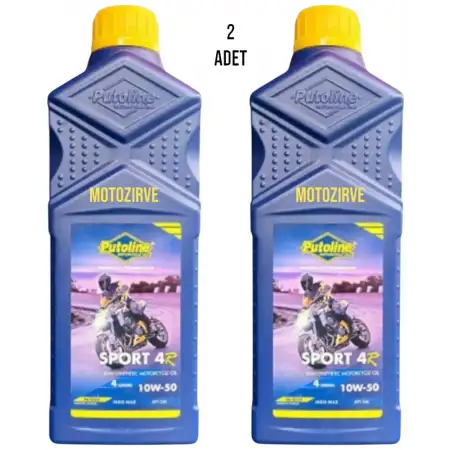 Putoline Sport 4R 10w-50 N-Tech Yarı Sentetik Yağ 1 Lt (2 Adet)